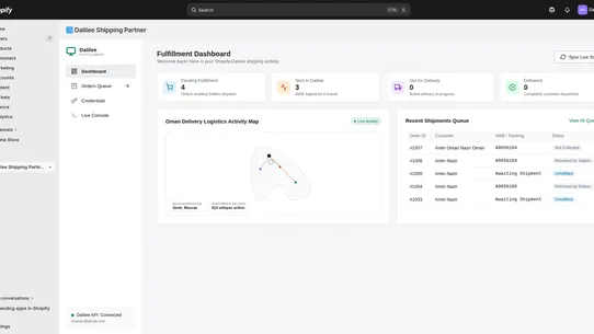 Dalilee Shipping Partner screenshot