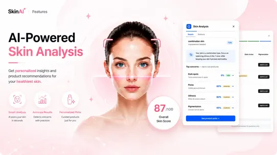 SkinAI‑Skincare Recommendation screenshot