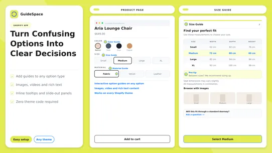 GuideSpace ‑ Guided Selling screenshot