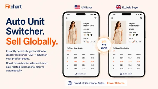 FitChart Size Chart Size Guide screenshot