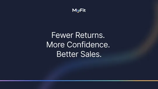 MyFit Size Recommender Quiz screenshot