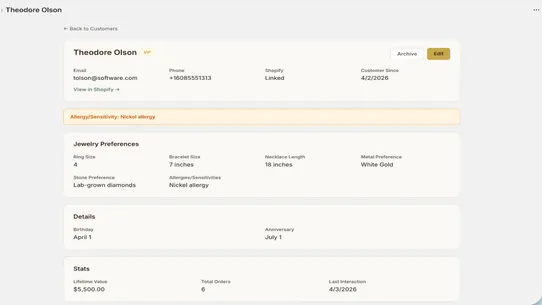 Forge: Jewelry Production ERP screenshot