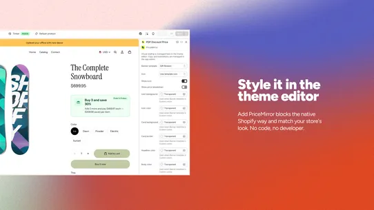 PriceMirror: Discount Display screenshot