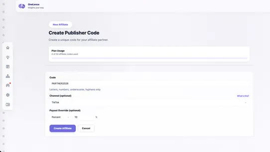 OneLence Connect screenshot