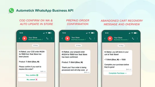 Autometick WhatsApp Messaging screenshot