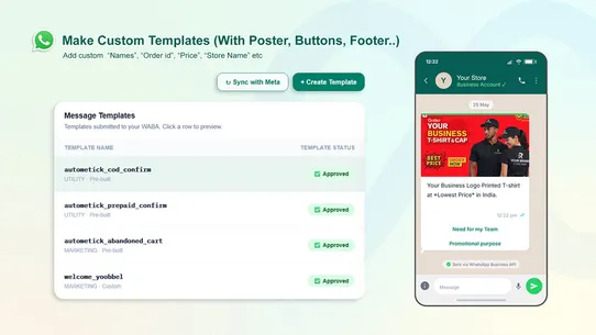 Autometick WhatsApp Messaging screenshot
