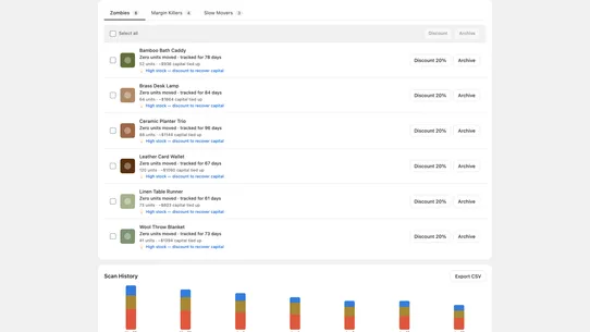 Dead Product Detector screenshot