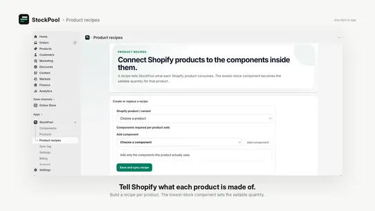 StockPool ‑ Shared Inventory screenshot