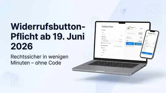 Widerruf Button screenshot