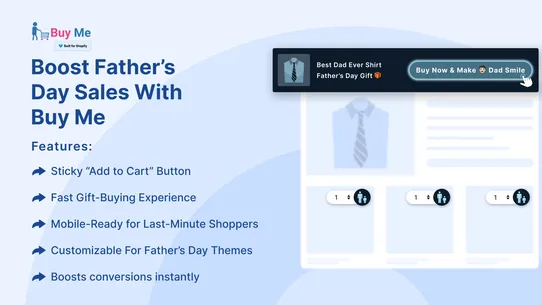 Buy Me ‑ Sticky Buy Button screenshot
