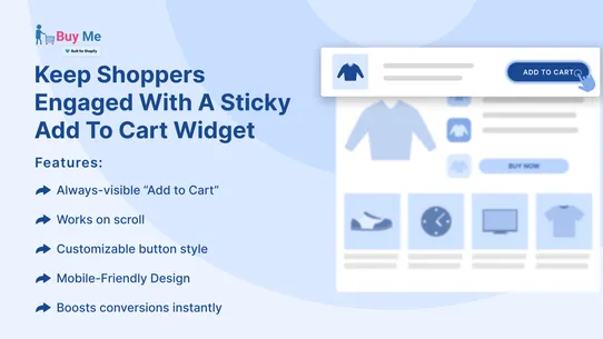 Buy Me ‑ Sticky Buy Button screenshot