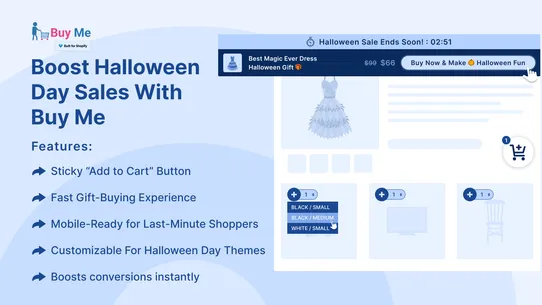 Buy Me ‑ Sticky Buy Button screenshot