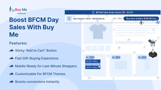 Buy Me ‑ Sticky Buy Button screenshot