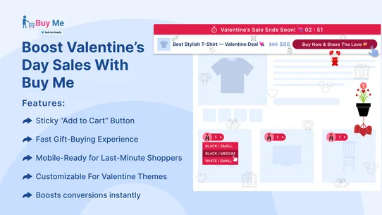 Buy Me ‑ Sticky Buy Button screenshot