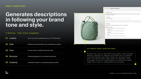 ProdLab screenshot