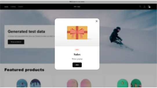 Walas Popup screenshot