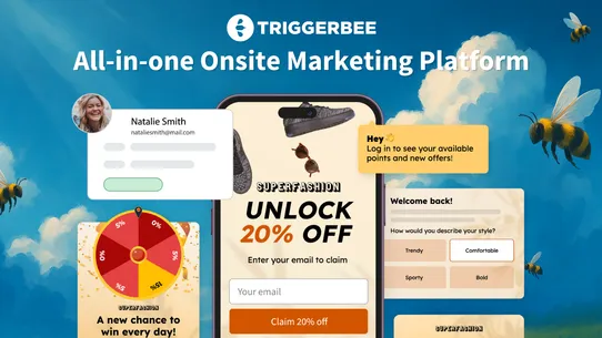 Triggerbee Popups, Quiz, Forms screenshot