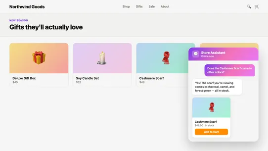 Chatonbo AI Chatbot ‑ LiveChat screenshot