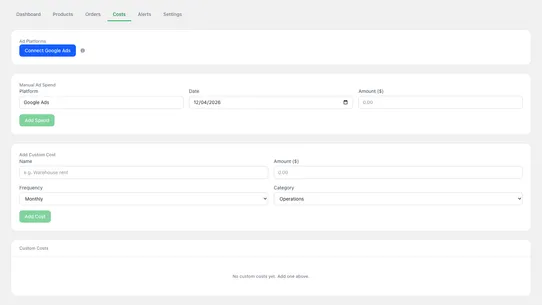 OpenProfit screenshot