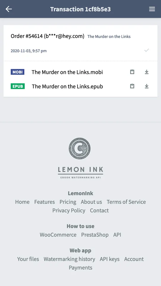 LemonInk screenshot