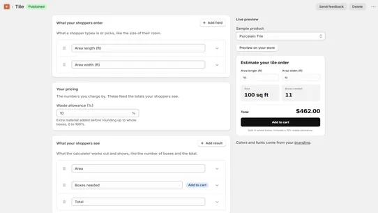 Spark Kit Calculator screenshot