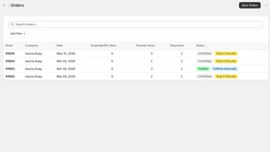 Parcello screenshot