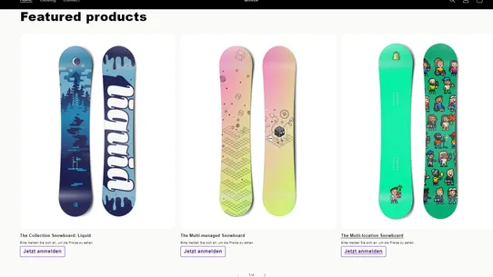 Preise nach Login screenshot