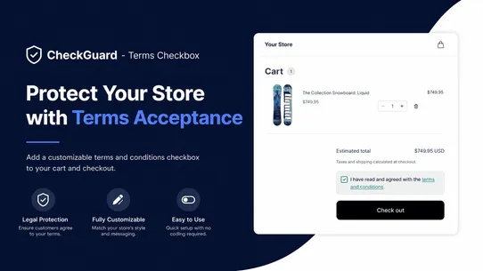 CheckGuard ‑ Terms Checkbox screenshot