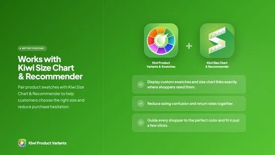 Kiwi Product Variants &amp; Swatch screenshot