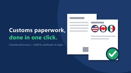 Manifest: USMCA &amp; Customs Docs screenshot