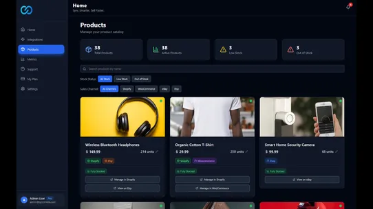 SyncLink66 Inventory Manager screenshot