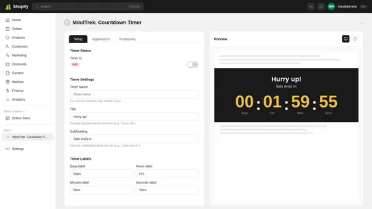 MindTrek: Countdown Timer screenshot