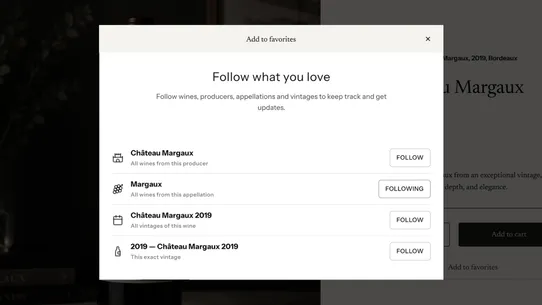 WineFollow screenshot