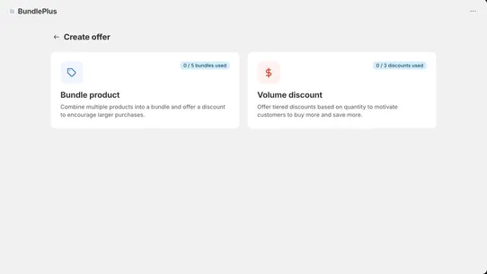 BundlePlus ‑ Bundle &amp; Discount screenshot