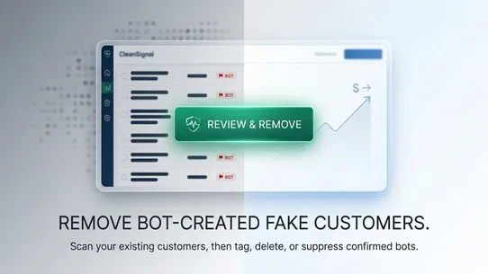 CleanSignal: Fake Bot Cleanup screenshot