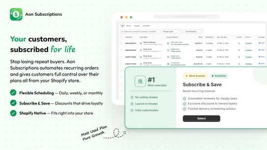 Aon Subscriptions App screenshot