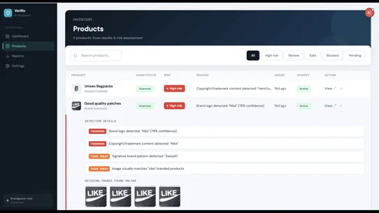 Verifix ‑ Protection Scanner screenshot
