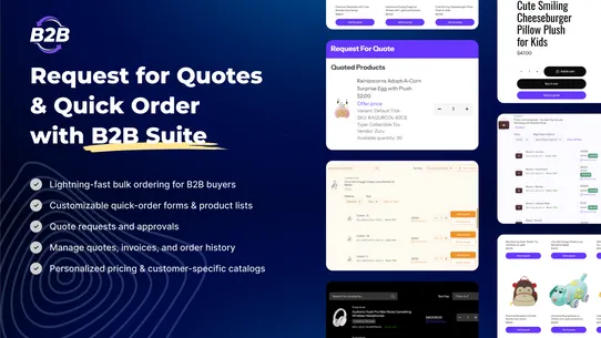 BSS B2B Quotes &amp; Quick Order screenshot