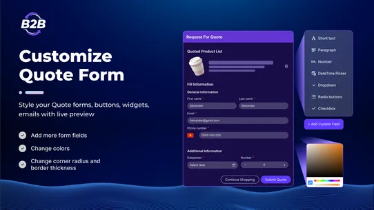 BSS B2B Quotes &amp; Quick Order screenshot