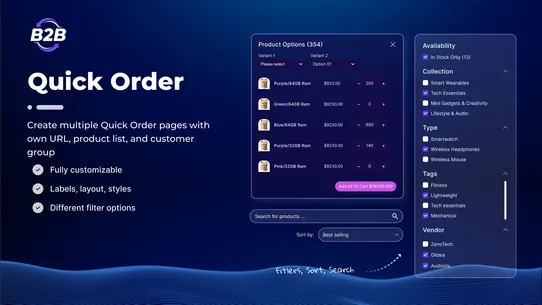 BSS B2B Quotes &amp; Quick Order screenshot