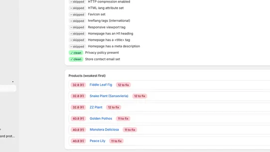 AI SEO Audit screenshot