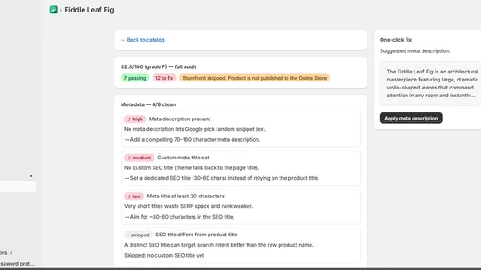 AI SEO Audit screenshot