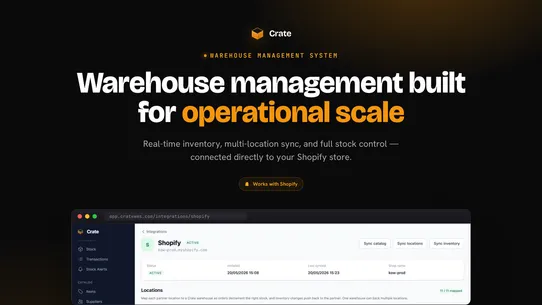 Crate WMS screenshot