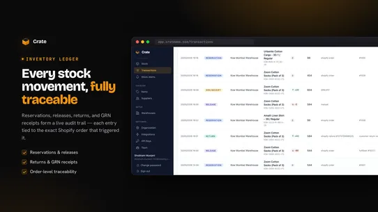 Crate WMS screenshot