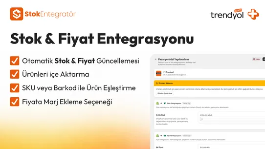 Stok Entegratör screenshot
