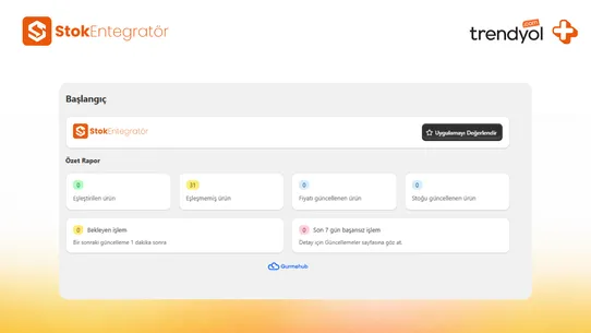 Stok Entegratör screenshot