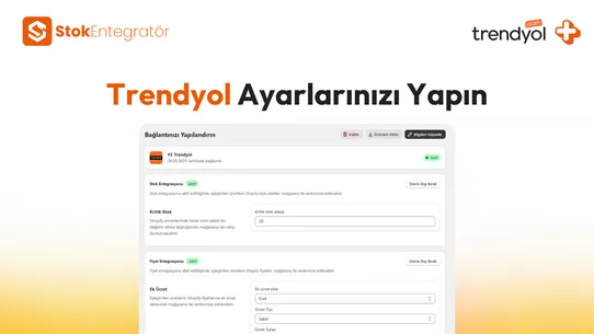 Stok Entegratör screenshot