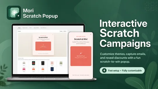 Mori Scratch Card Popup screenshot
