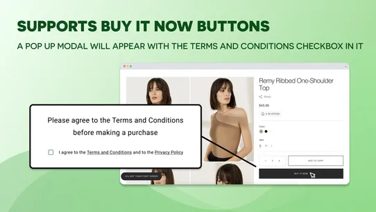 TnC: Terms and Conditions Box screenshot