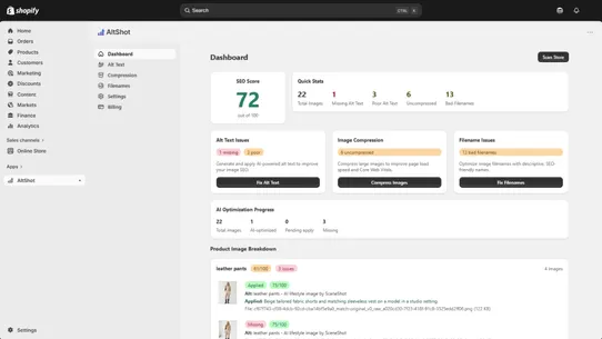AltShot ‑ Image SEO Optimizer screenshot